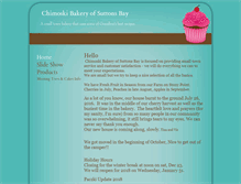 Tablet Screenshot of chimoskibakery.com